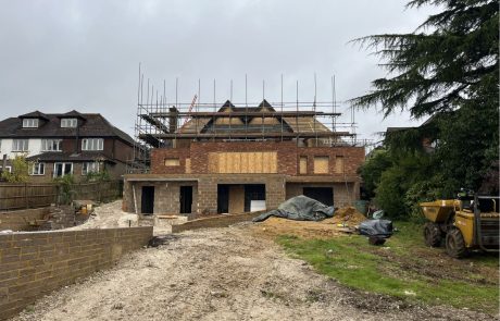 David Strudwick Gallery Image – 19 Building under construction with scaffolding