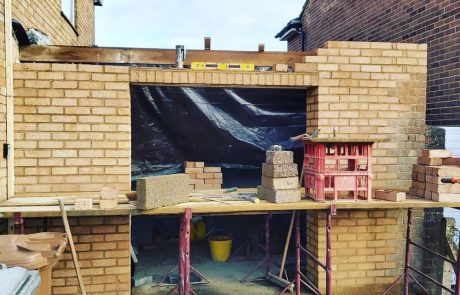David Strudwick Gallery Image – 3 Wall under construction